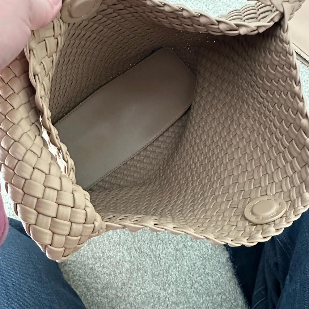 Tan Woven Women's Bag